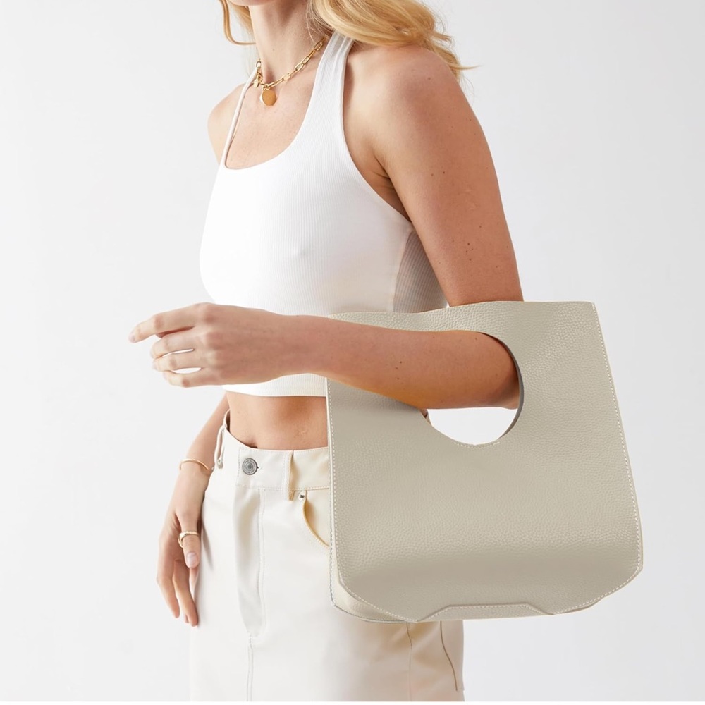 Vegan Leather Clutch Handbag